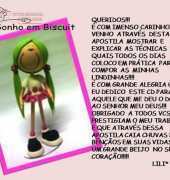 Sonho em Biscuit - Lindinha da Lilika