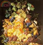 Golden Kite  1959 - A Basket of Fruit with Animals