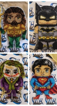 DC Comics - Aquaman, Batman, Joker, Superman by Grigorieva Chernova
