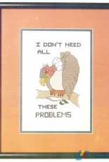 I Dont Need All These Problems From The Cross Stitcher Magazine 1986 by Vanessa Steele