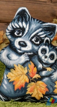 Panna PD-1635 Pillow Little Raccoon PCS + XSD