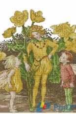 DMC Flower Fairies BL/178-56 The King Cup Fairy