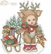 Ellen Maurer Stroh EMS Animal Babies -  Reindeer baby PCS