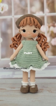 Kartanesi Amigurumi - Çiğdem Erdoğan - Doll Lara - Muñeca Lara - Spanish