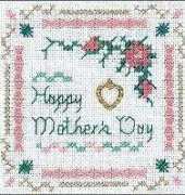 The Victoria Sampler Learning Collection Level 1 Sheaf Stitch BCS 1-7 - Happy Mothers Day