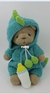 Igrolka Crochet Toys - Olga Serebryakova - Bear in dragon costume