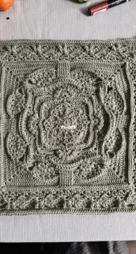 Making a variation on the phoenix blanket by hooked on sunshine