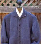 Mari Sweaters - MS112 - Rib Panel Jacket