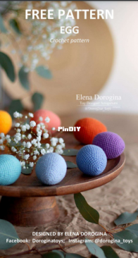 Dorogina Toys - Knitted World by Elena - Elena Dorogina - Egg - Free