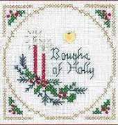 The Victoria Sampler Learning Collection Level 2 French Knot BCS 2-3 - Boughs of Holly