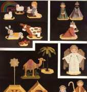 The Nativity in Plastic Canvas - Leisure Arts 1142