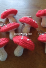 Happy Berry - Laura Eccleston -  Mushroom Keyring - Free