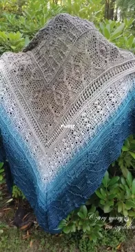 Czary mary na szydełku - Magdalena Białek - Werbena Shawl - English and Polish