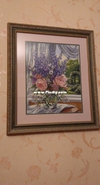 Dimensions Peonies and Delphiniums