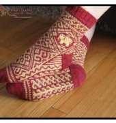 Rose Hiver Designs-Water for the Elephants Socksby Yvette Noel