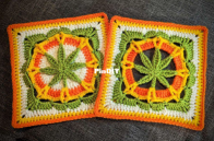 Woman Walking a Wire - Christine Anne Melvin - The Chronic Granny Square 2.0