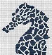 White Willow Stitching 000-213 - Seahorse