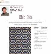 Liz Porter-Ohio Star-Free Quilt Pattern