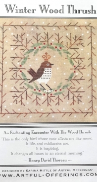 Artful Offerings - Winter Wood Thrush