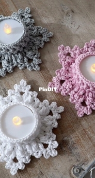 Elke Eder Design - Elke Eder - LED Tealight Holder - Let it Snow