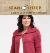 Sean Sheep - Ladies Yoke Pattern Cardigan