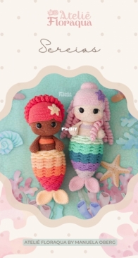 Atelie Floraqua - Manuela Oberg - Mermaids - Sereias - Portuguese
