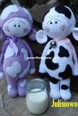 Julisiowo - Julio Toys - Monika Miszczuk - Muu Lilka Crocheted Cow - Russian - Translated