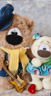 Ecem Design - Elena Akkoca - Елена Аккойя - Plush Nosies Bears - Мишки Носики - Russian