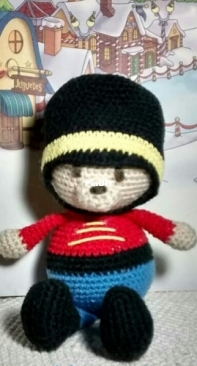 Bear nutcracker amigurumi