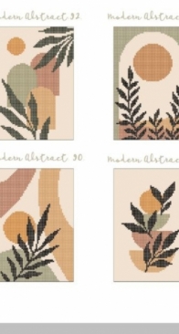 Modern Abstract 86, 90, 91 and 92 - Box And Fox