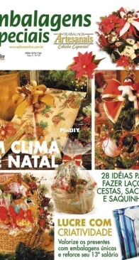 Trabalhos Artesanais – Embalagens Especiais  - Natal/Christmas - Portuguese