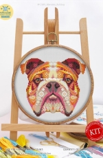 Awesome Pattern Studio - C689 - Mandala Bulldog - PCS+XSD