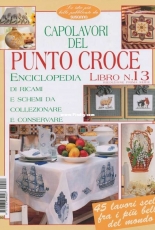 Prima Donna Edi. Encyclopedia-Capolavori del Punto Croce-N°13 / Italian