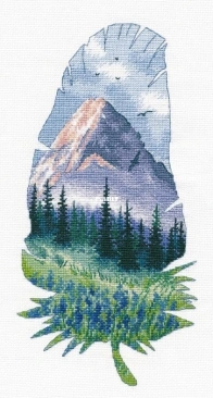 Oven OBEH Aries (Овен) - 1402 - Mountain landscape XSD