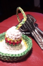 Sombrero Keychain