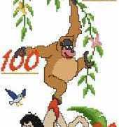 Vervaco 70.950 Junglebook Heightchart pcs