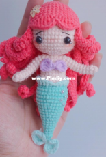 Hua Kai Yi Duo Xiao Mao Qiu - Qiuer Handmade - Princess Collection - Ariel - Chinese