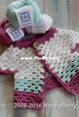 Happy Berry - Laura Eccleston - The DC Baby Cardigan - Free