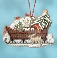 Mill Hill - Sleigh Ride MH16-1735 Woodland Sleigh XSD