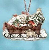 Mill Hill - Sleigh Ride MH16-1735 Woodland Sleigh XSD