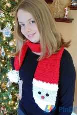 RAKJpatterns- Kristi Simpson - Santa Scarf