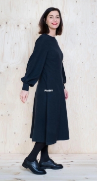The Assembly Line - Multi Sleeve Midi Dress - English