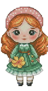 Spring Dolls Pattern Set - Doll 6 by Maria Brovko - Xsd