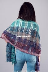 Expression Fiber Arts - Kristina Smiley - Succulent Garden Shawl