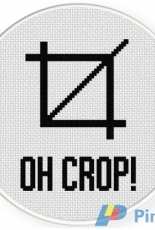 Daily Cross Stitch  - Oh Crop!