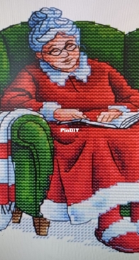 Sleeping Mrs Claus by Natalia Khvostova