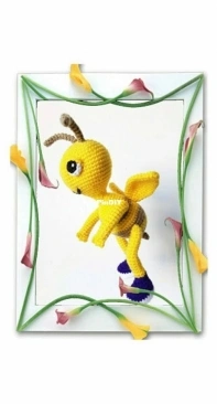 AixInCrochet - Aixa Rodriguez Avendaño -  Bee - Abeja - English (US/UK) and Spanish