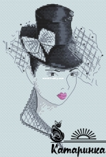 The Lady in the Hat 1-2-3-4-5-6 by Ekaterina Saitova / Katarinka