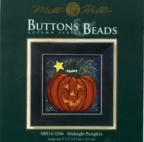 Mill Hill - Buttons & Beads Autumn Series MH14-3206 Midnight Pumpkin XSD