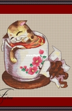 Da Hong Pao/Tea Cat by Farn / Ekaterina Muzykevich